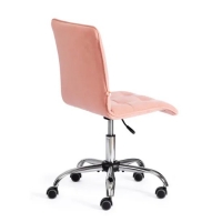Кресло офисное Zero (розовый) флок - Изображение 3